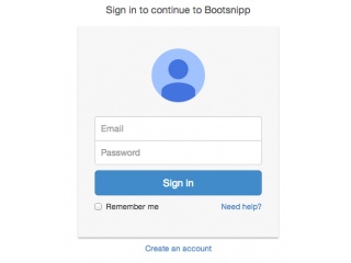 Google Style Login