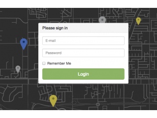 Parallax Login Form